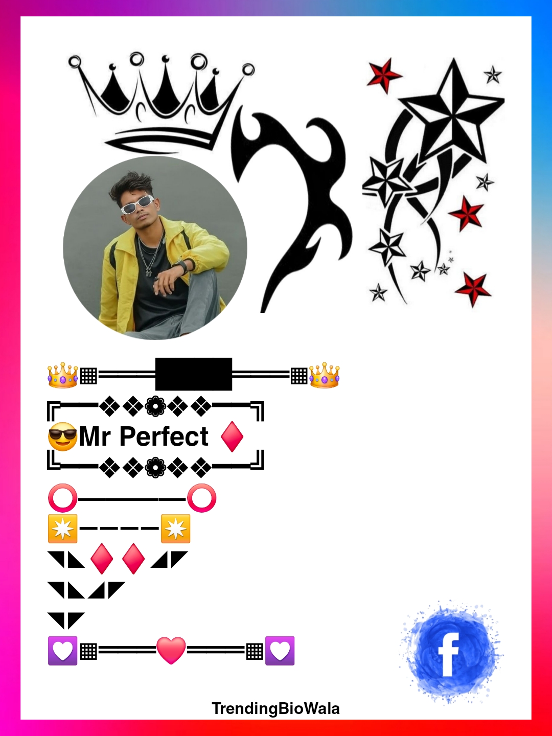 Facebook Vip Profile Bio