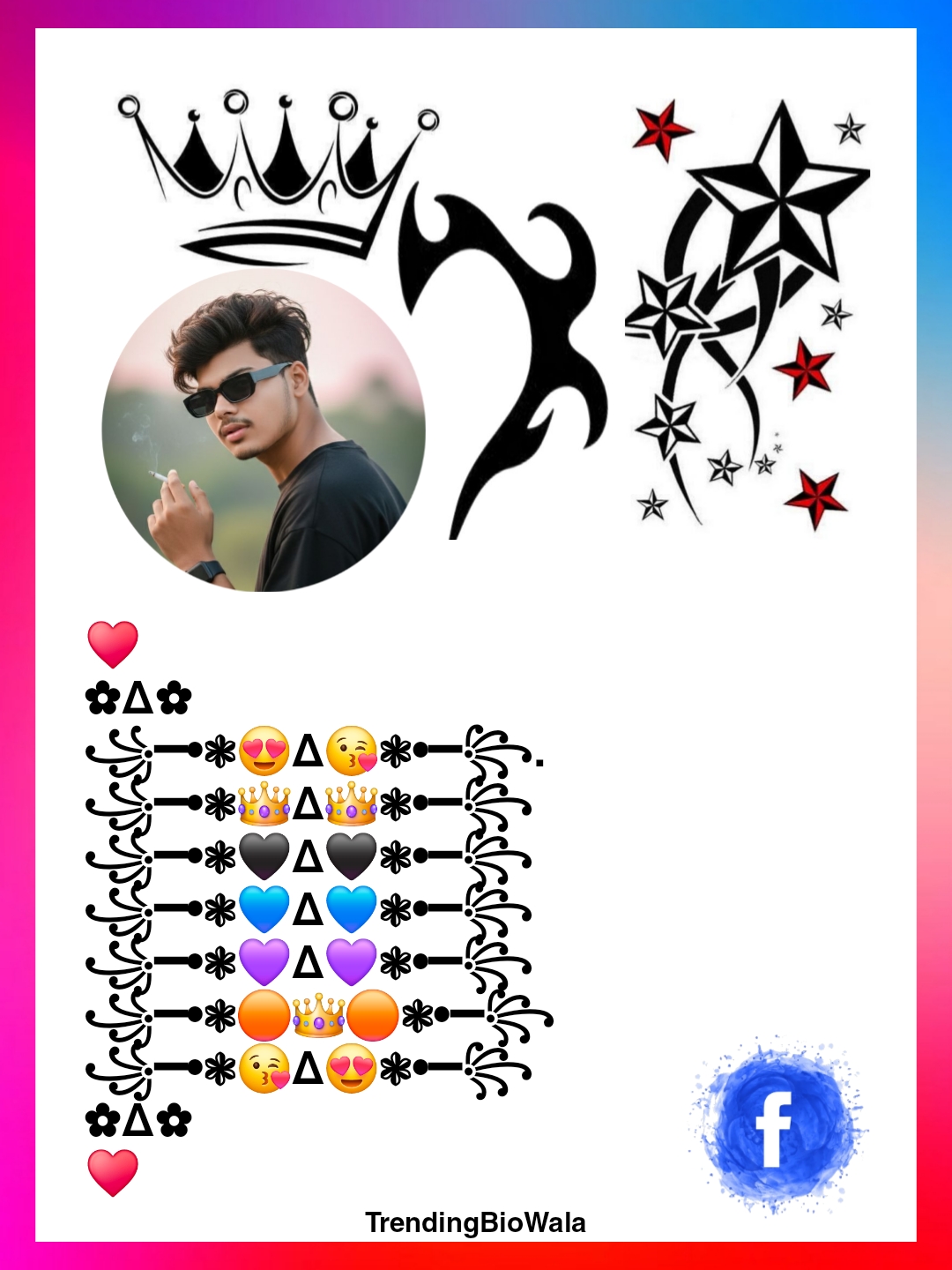 Facebook Vip Stylish Bio