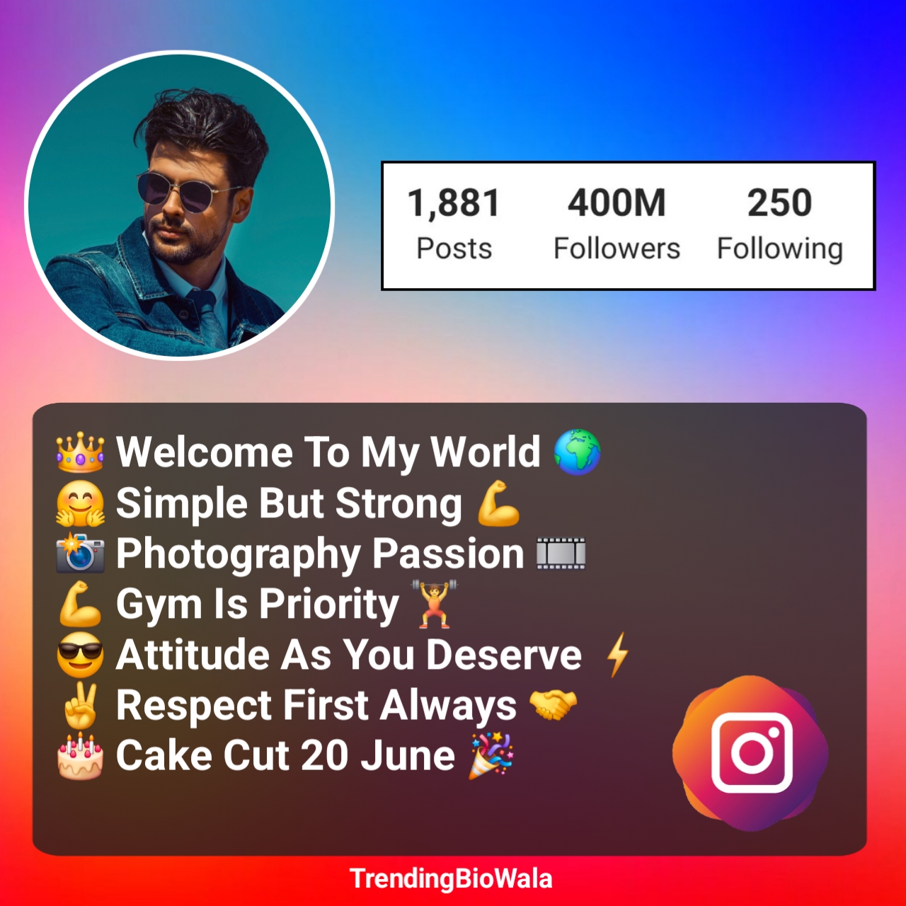 Instagram Bio For Boys in English