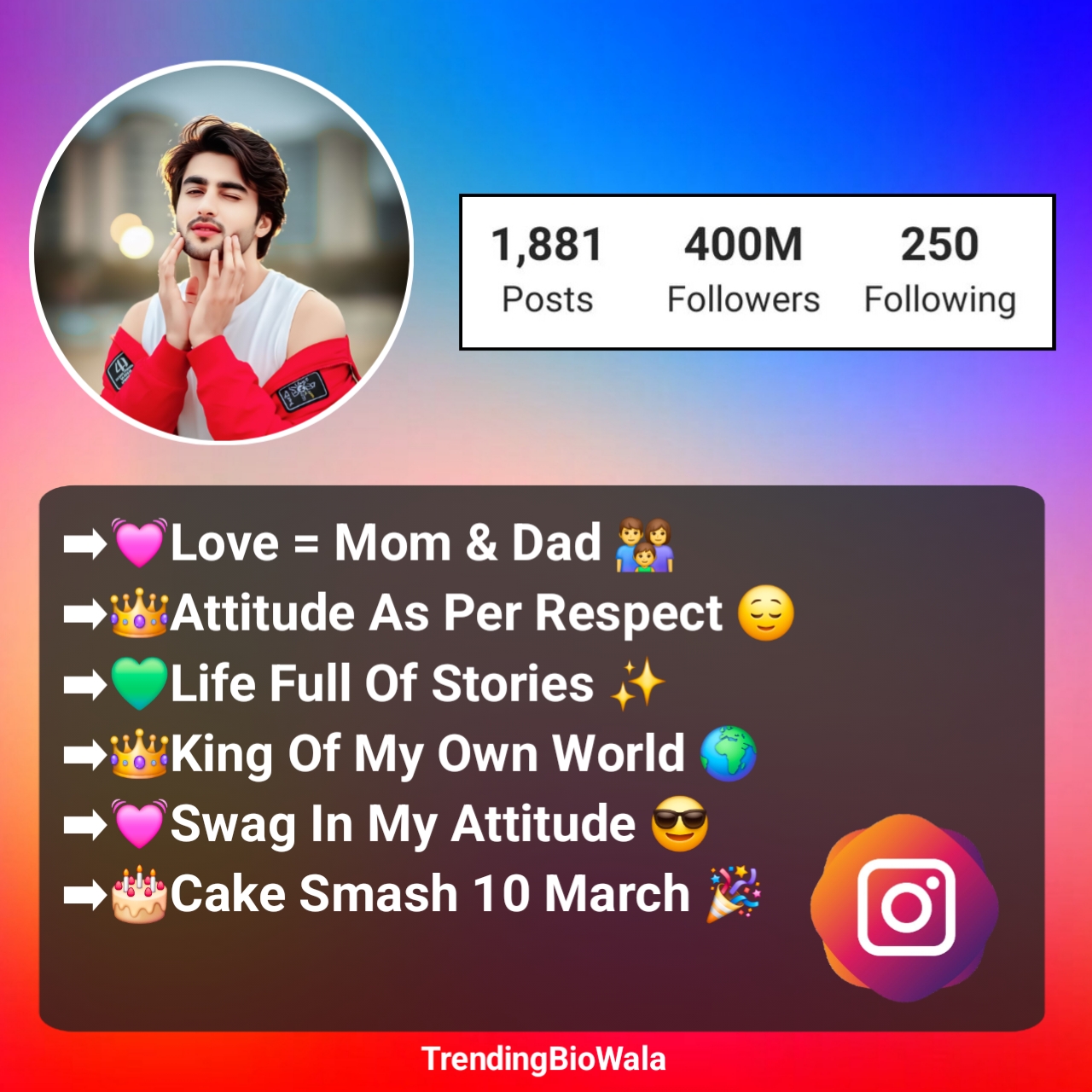 Creative Instagram Bio For Boys