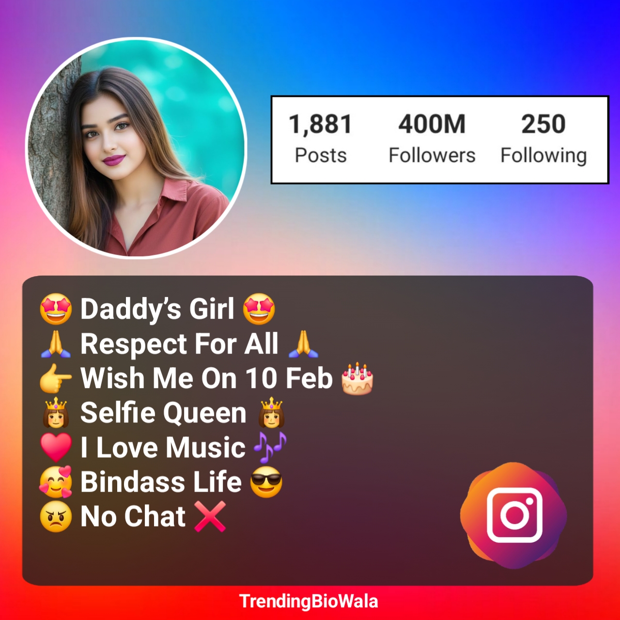Instagram Bio For Girls Simple