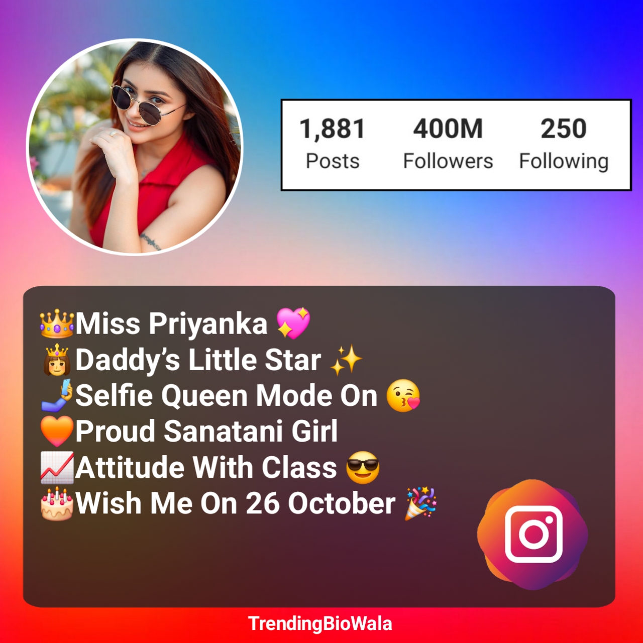 Bio For Instagram For Girls