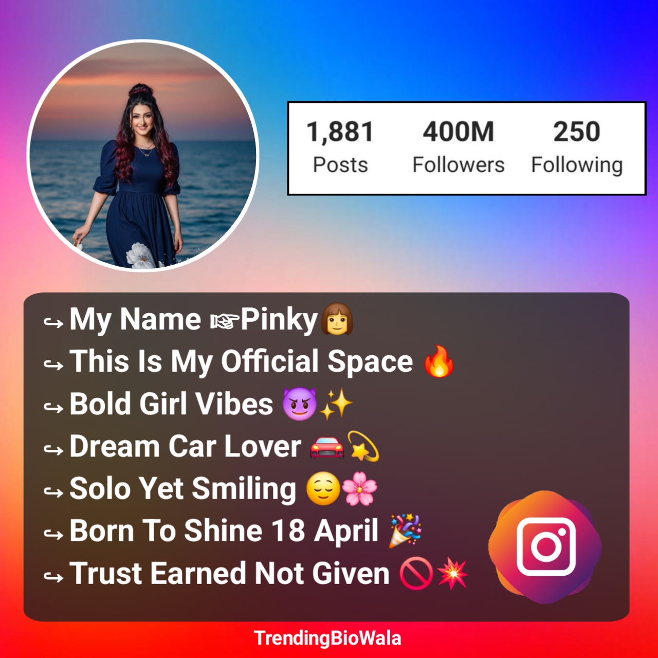 Instagram Bio For Girls