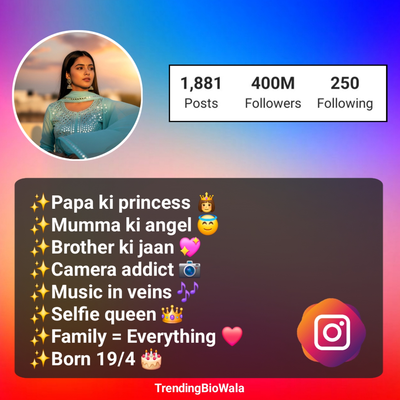 Instagram Bio For Mom Dad Lover With Emoji
