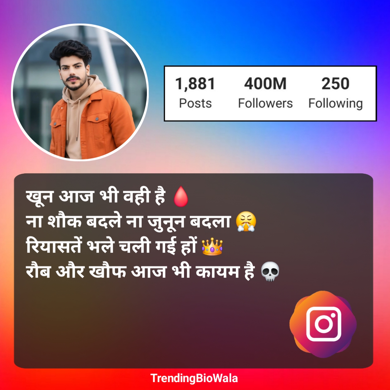 Instagram Bio Shayari