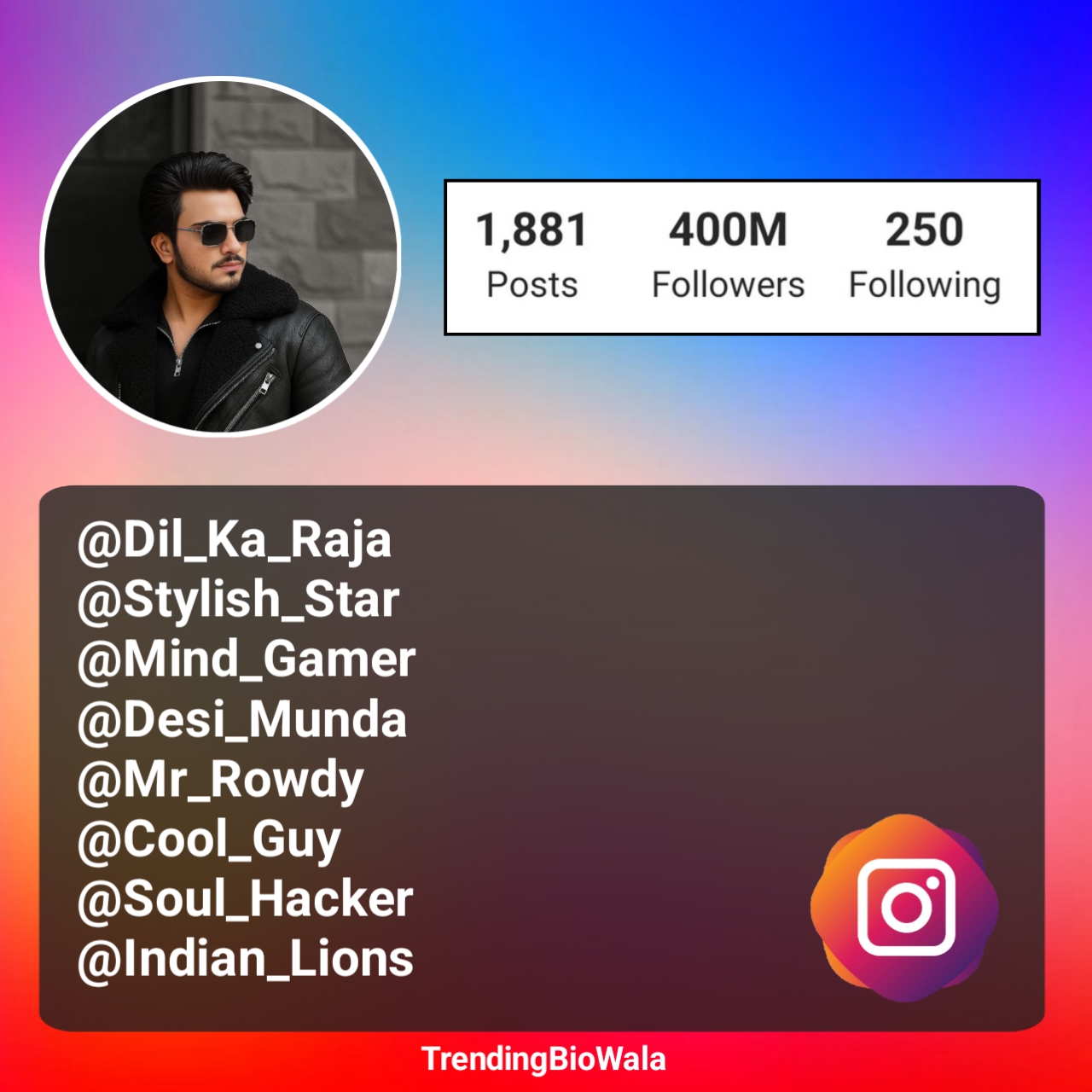 Instagram Username For Boys