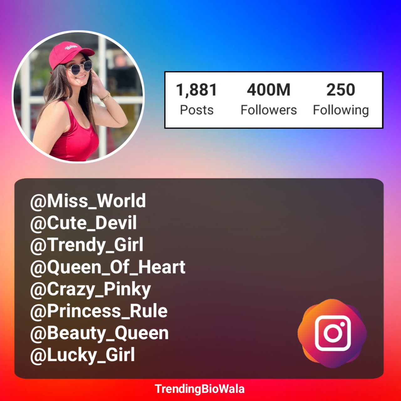 Instagram Username For Girls