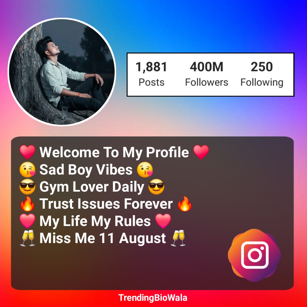 Stylish Sad Bio For Instagram