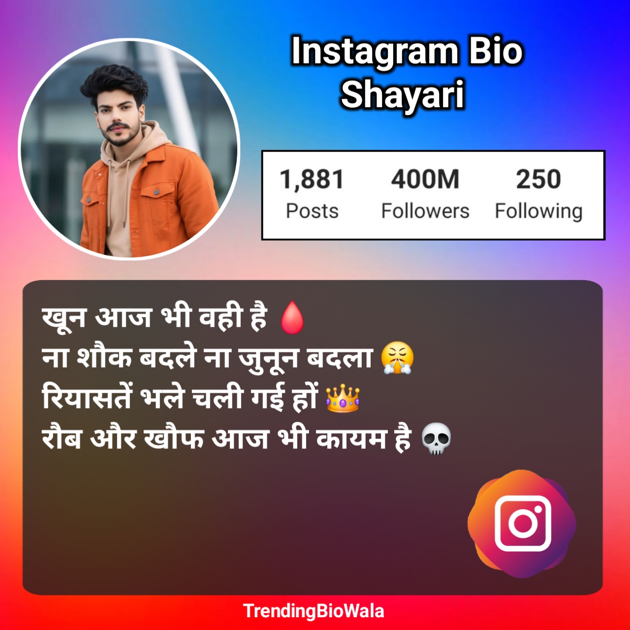 Instagram Bio Shayari
