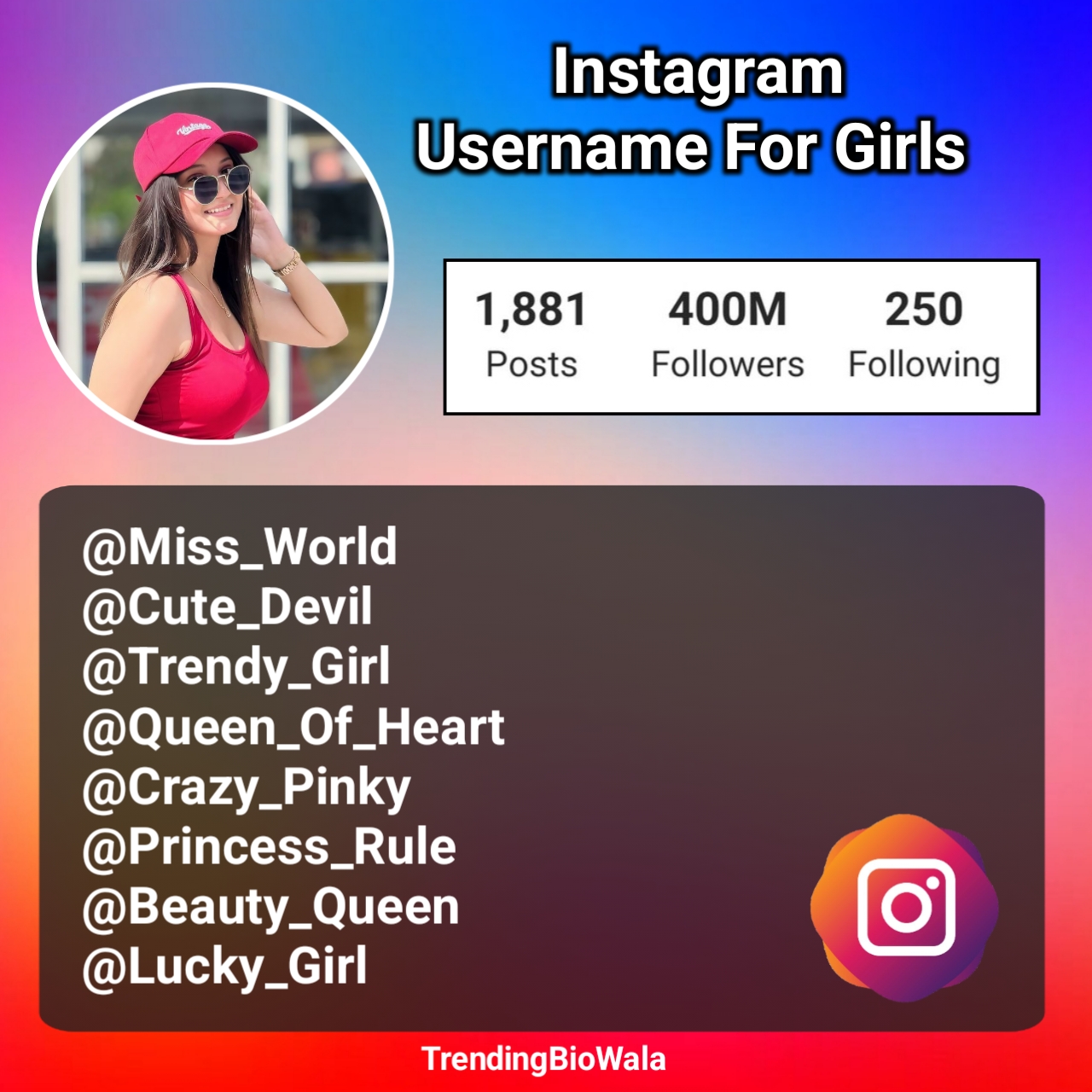 Instagram Username For Girls
